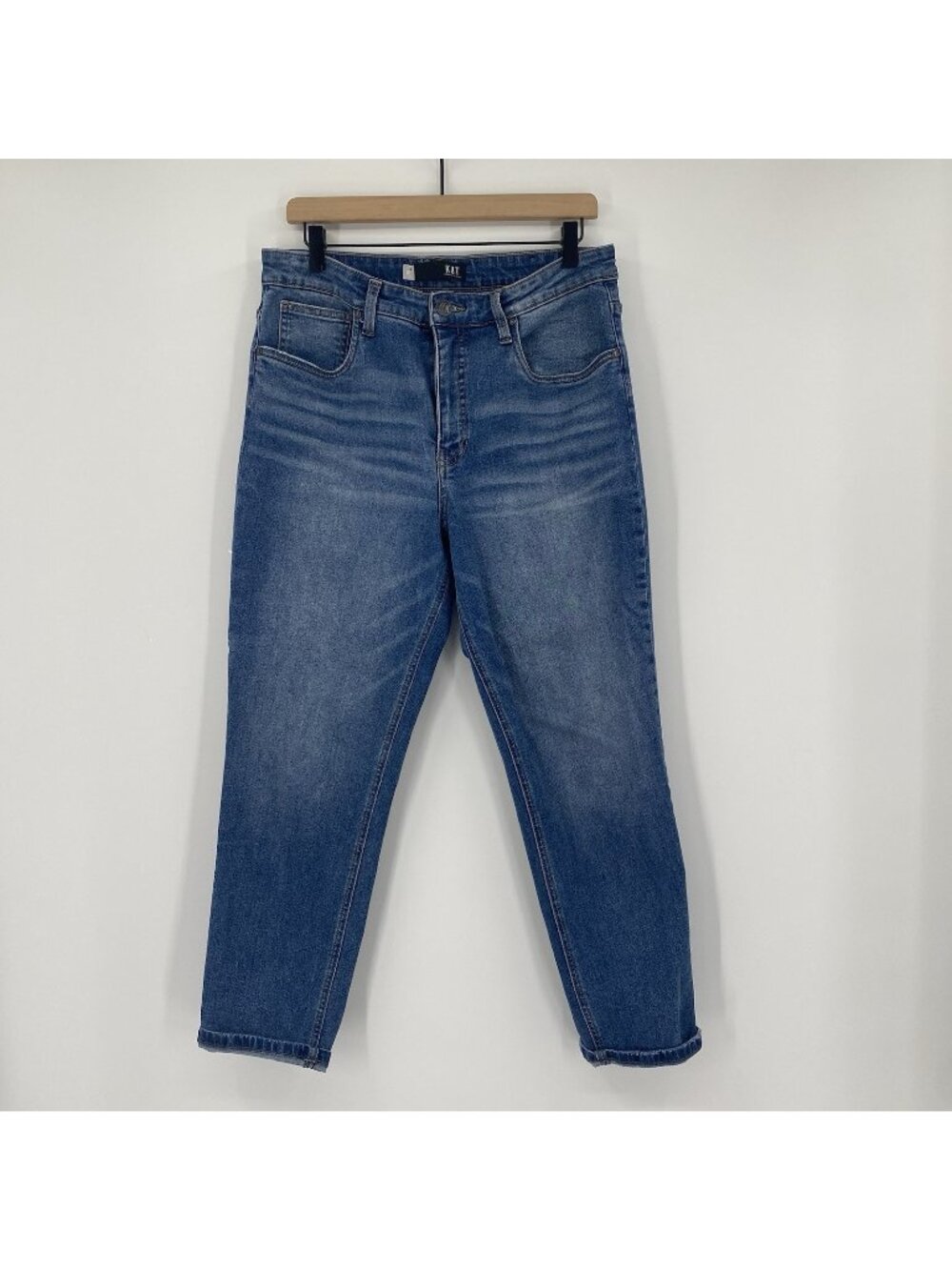 Kut From the Kloth Size 12 Blue Rachael High Rise Fab Ab Mom Jeans